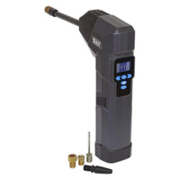 Sealey Compact Rechargeable Tyre Inflator & Power Bank with Worklight CTI120