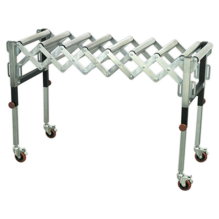 Sealey Adjustable Roller Stand 450-1300mm 130kg Capacity RS911F Sealey - Town Tools 