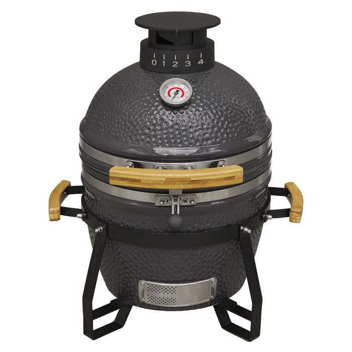 Dellonda Deluxe 16"(40cm) Ceramic Kamado Style BBQ DG158