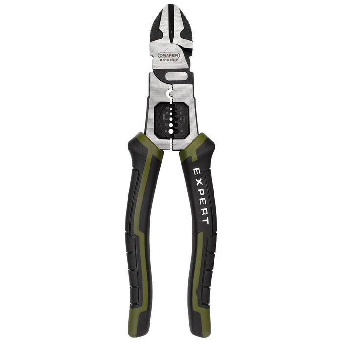 Draper Draper Expert Side Cutters with Wire Stripper, 200mm Draper - Town Tools