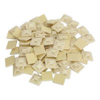 Sealey Self-Adhesive Cable Tie Mount 25 x 25mm White Pack of 100 CTM2525W
