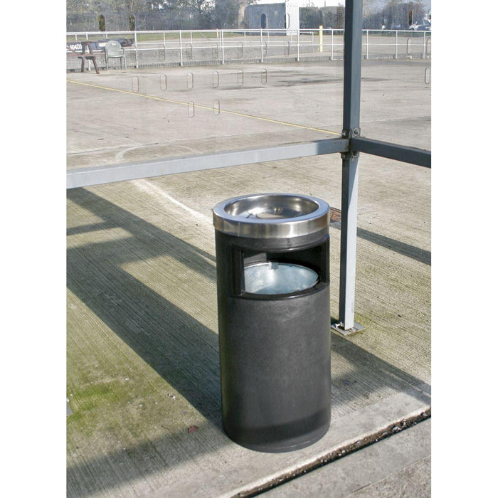 Sealey Cigarette Ashtray & Litter Bin 8L RCB06 Sealey - Town Tools 