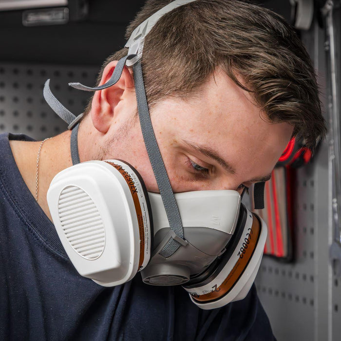 Worksafe Reusable Half Mask without Filters 9000 Worksafe - Town Tools 