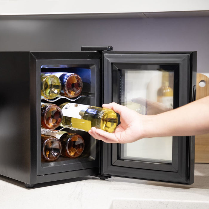 Baridi 6 Bottle Tabletop Wine Fridge & Cooler DH217