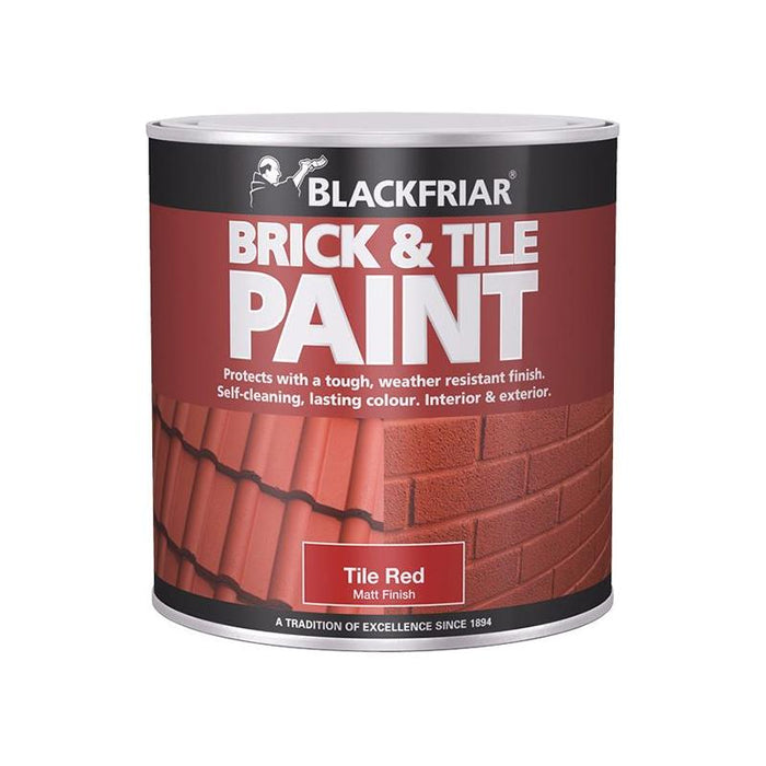 Blackfriar Brick & Tile Paint Matt Red 500ml Blackfriar - Town Tools