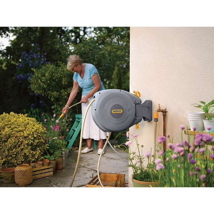 Hozelock 2485 10m AutoReel + 10m of 10mm Hose Hozelock - Town Tools