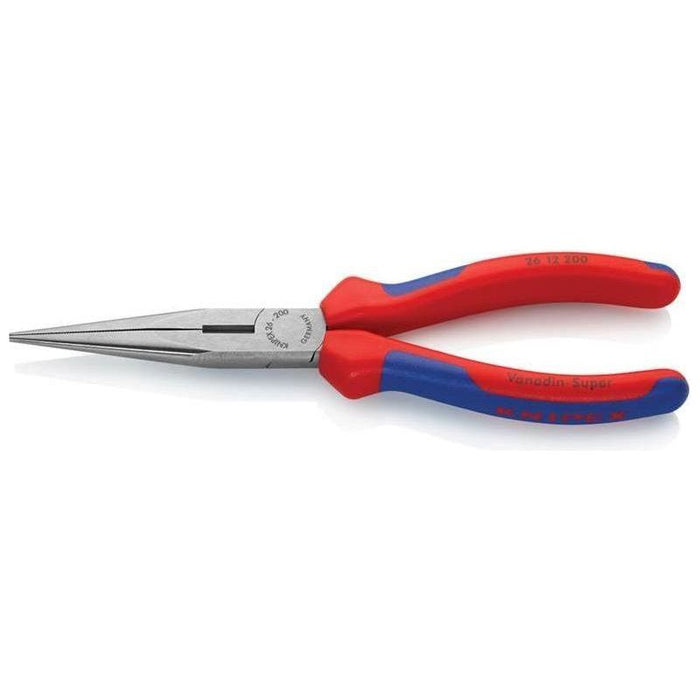 Knipex Snipe Nose Side Cutting Pliers (Stork Beak) Multi-Component Grip 200mm (8in) Knipex - Town Tools