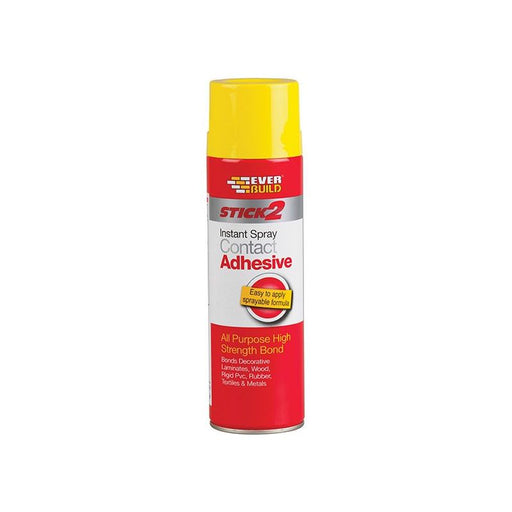 Everbuild Sika Stick 2 Spray Contact Adhesive 500ml Everbuild Sika - Town Tools