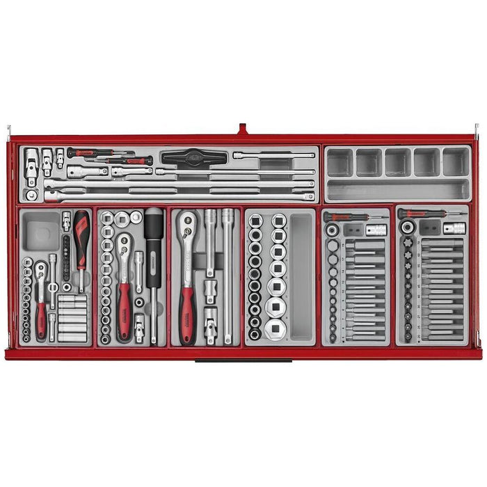 Teng Tools 37" PRO35™ roller cabinet tool kit 595 pieces red Town Tools - Town Tools