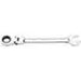 Metric Combination Spanner with Flexible Head and Double Ratcheting Features (15mm) Draper - Town Tools