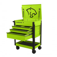 Carlyle Tools Deluxe 4 Drawer Cart Venom Green