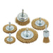 Draper Brassed Steel Crimped Wire Brush Set (6 Piece) Draper - Town Tools