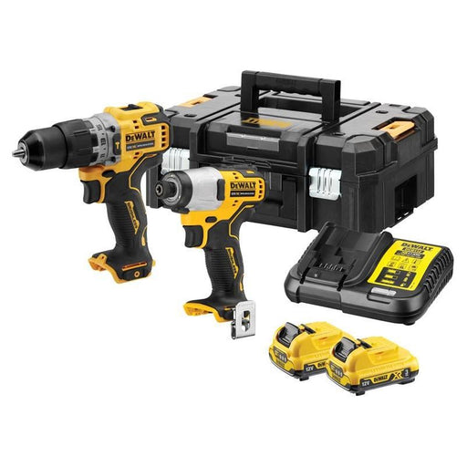 Dewalt Power Tools DCK2111L2T XR Brushless Sub-Compact Twin Pack 12V 2 x 3.0Ah Li-ion DeWALT Power Tools - Town Tools