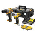 Dewalt Power Tools DCK2111L2T XR Brushless Sub-Compact Twin Pack 12V 2 x 3.0Ah Li-ion DeWALT Power Tools - Town Tools