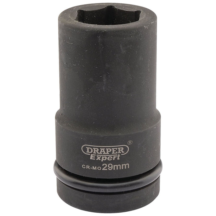 Draper Expert HI-TORQ 6 Point Deep Impact Socket, 1" Sq. Dr., 29mm Draper - Town Tools 