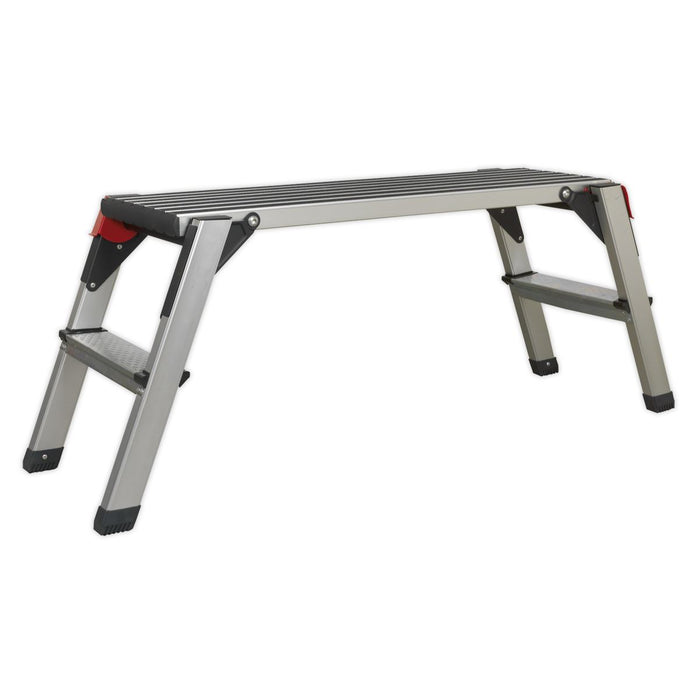 Sealey Folding Platform 2-Tread Aluminium - EN 131-4 APS2 Sealey - Town Tools 