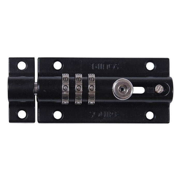 Squire CombiBolt 3 Re-Codable Locking Bolt Black 92mm Squire - Town Tools