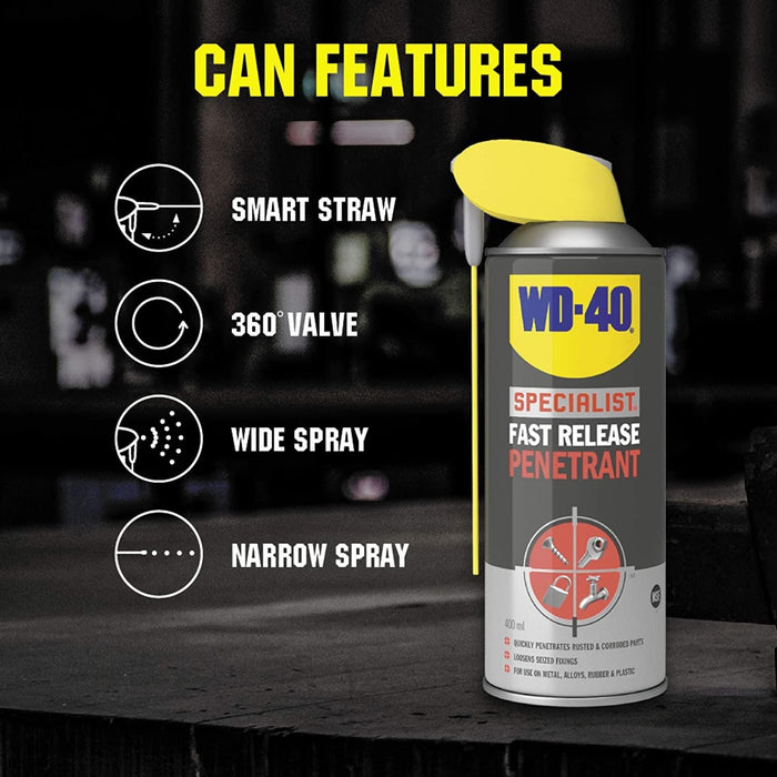 2x Wd40 WD-40 Specialist Penetrant - 400ml WD-40 - Town Tools 