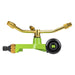 Sealey 3-Arm Brass Sprinkler with Metal Wheeled Base JS2032 Sealey - Town Tools 