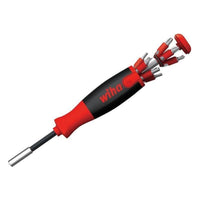 Wiha LiftUp 25 Magnetic Screwdriver with Bit Magazine (SL, PH, PZ, TX, Hex)