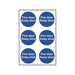 Scan Fire Door Keep Shut - 6 PVC Signs 100 x 100mm Scan - Town Tools