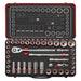 Premier Platinum Metric/Imperial Socket Set 1/2"Sq Drive 40pc Sealey Premier Platinum - Town Tools 
