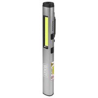 Sealey Penlight Torch with UV 5W COB & 3W SMD LED with Laser Pointer Rechargeabl
