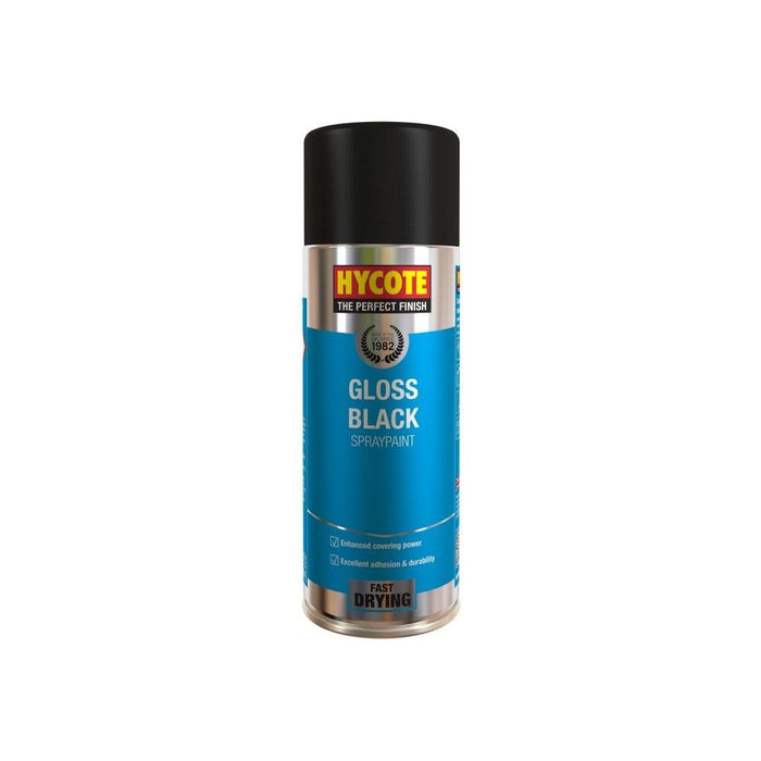 3x Hycote XUK0272 Gloss Black 400ml C/O