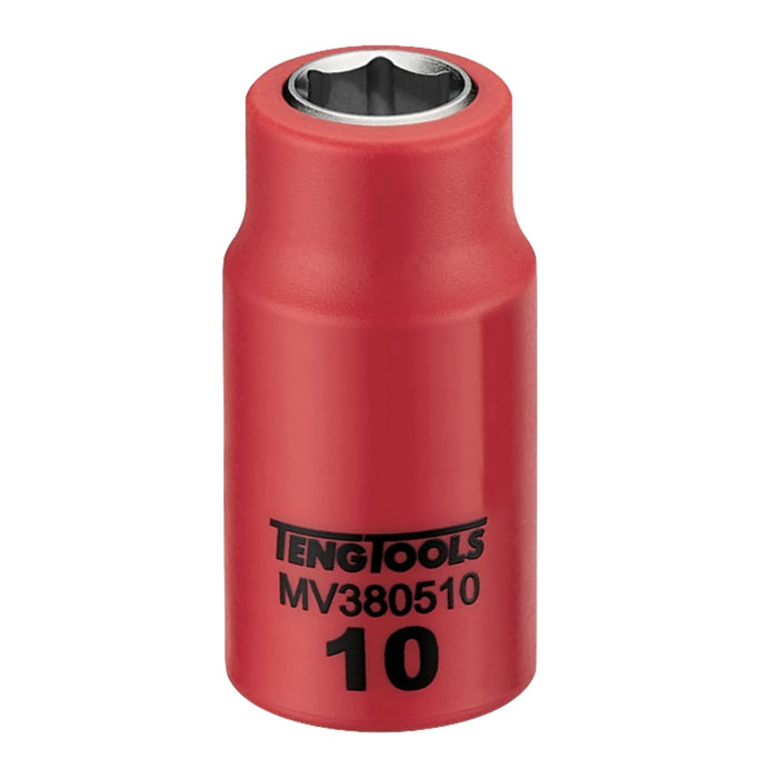 Teng Tools 3/8" Insulated Socket 10mm Teng Tools - Town Tools 