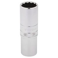 Draper HI-TORQ 12 Point Deep Socket, 1/2" Sq. Dr., 19mm 33772