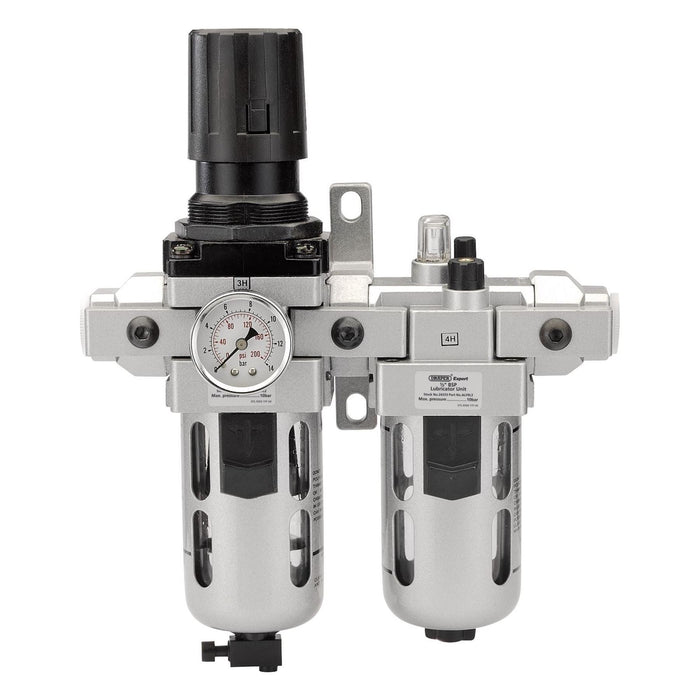 Draper 1/2" BSP Combined Filter/Regulator/Lubricator 24333 Draper - Town Tools 