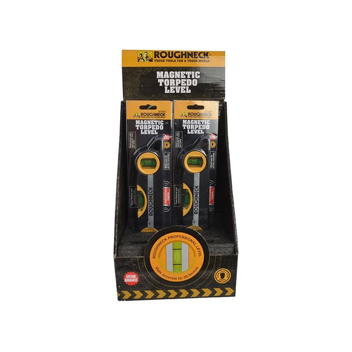 Roughneck Magnetic Torpedo Level 22.5cm (9in) Roughneck - Town Tools