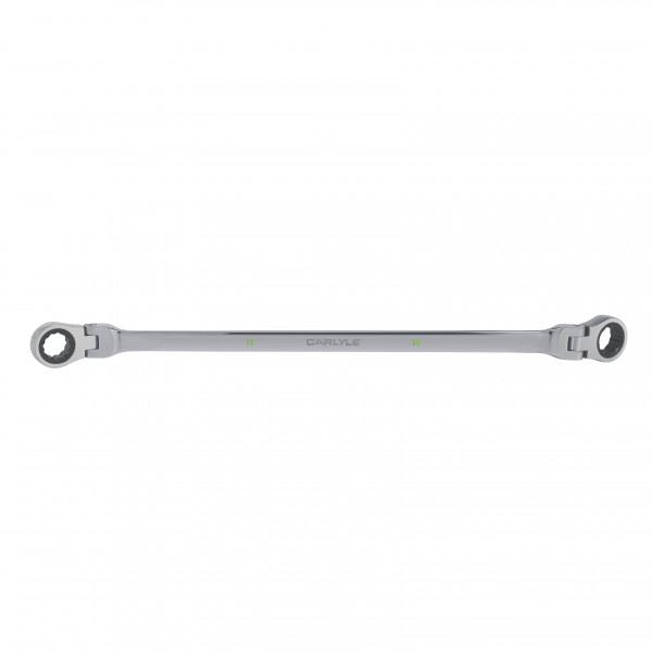 Carlyle Tools 12 Pt 12mm X 14mm 72 Tooth Extended Box Ratcheting Flex