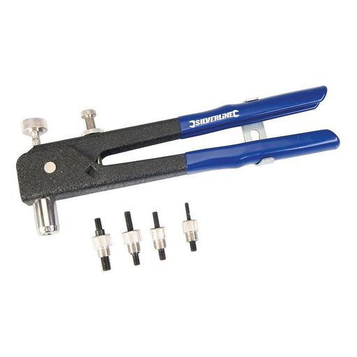 Silverline Threaded Rivet Nut Insert Tool Kit 86pce 3 - 8mm Silverline - Town Tools 