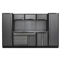 Sealey Superline Pro 3.24m Storage System Stainless Steel Worktop