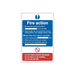 Scan Fire Action Procedure - PVC Sign 200 x 300mm Scan - Town Tools