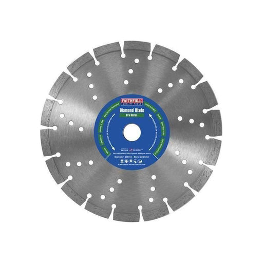 Faithfull Professional Diamond Blade 230 x 22mm Faithfull - Town Tools