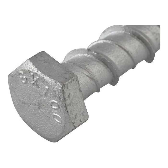 Forgefix Lightning Bolt Hex Head M8 x 100mm Box 100 ForgeFix - Town Tools