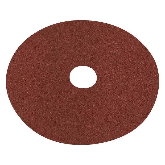 Sealey Fibre Backed Disc125mm 60Grit Pack of 25 WSD560 Sealey - Town Tools 