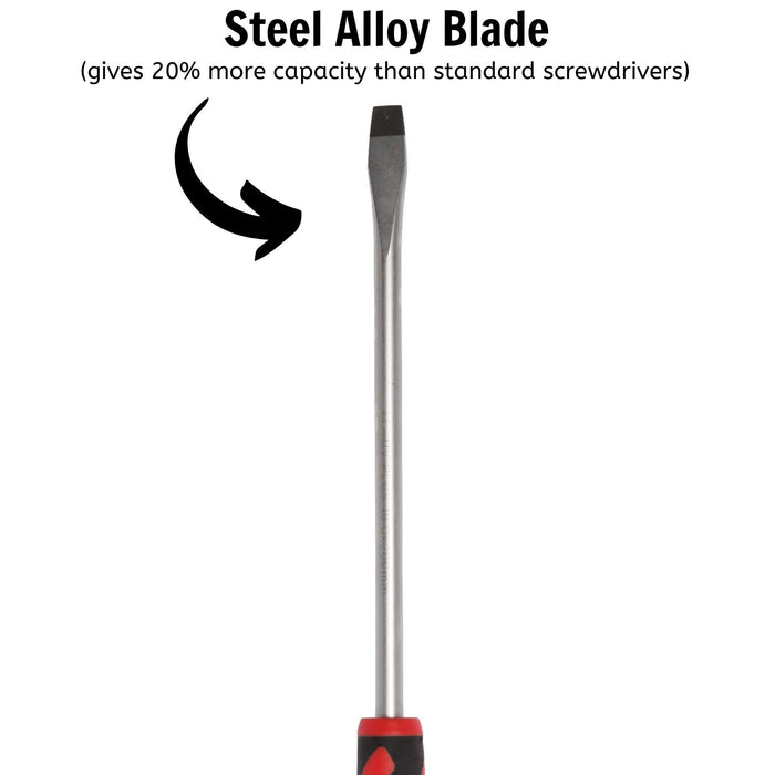 Teng Tools Flat Screwdriver 1.6 x 10.0 x 200mm XL Teng Tools - Town Tools 