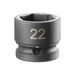 Facom 6-Point Stubby Impact Socket 1/2in Drive 22mm Facom - Town Tools