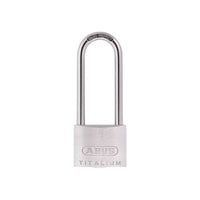 Abus Mechanical 64TI/40mm TITALIUM™ Padlock 63mm Long Shackle Keyed Alike KA6412