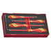 Teng Tools Insulated Screwdriver Set Flat FOAM1 4 Pieces Teng Tools - Town Tools 