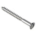 Forgefix Multi-Purpose Screw SL Raised Head Chrome Plated 4.0 x 40mm ForgePack 20 ForgeFix - Town Tools