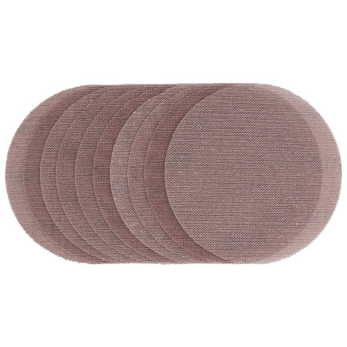 Draper Expert Mesh Sanding Discs, 125mm, 120 Grit (Pack of 10) - SDMSH125