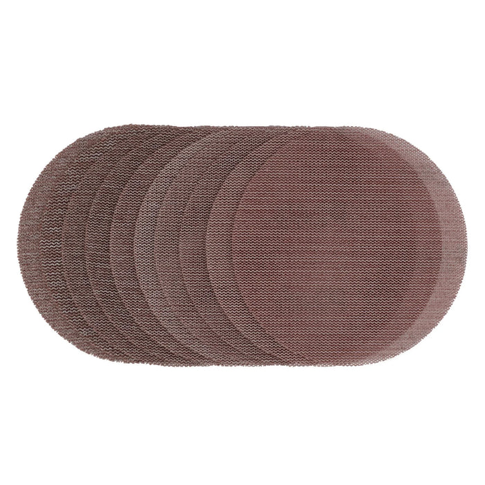 Draper Expert Mesh Sanding Discs, 125mm, Assorted Grit - 80G, 120G, 180G, 240G