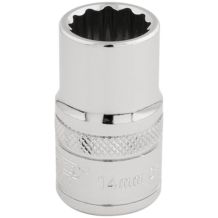 Draper HI-TORQ 12 Point Socket, 1/2" Sq. Dr., 14mm 33125 Draper - Town Tools 