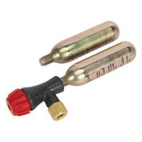 Sealey Motorcycle CO2 Emergency Tyre Inflator Kit MS087