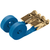 Draper Ratcheting Tie Down Straps, 4.5m x 25mm, 400kg (2 Piece) - RTDS400B2/B