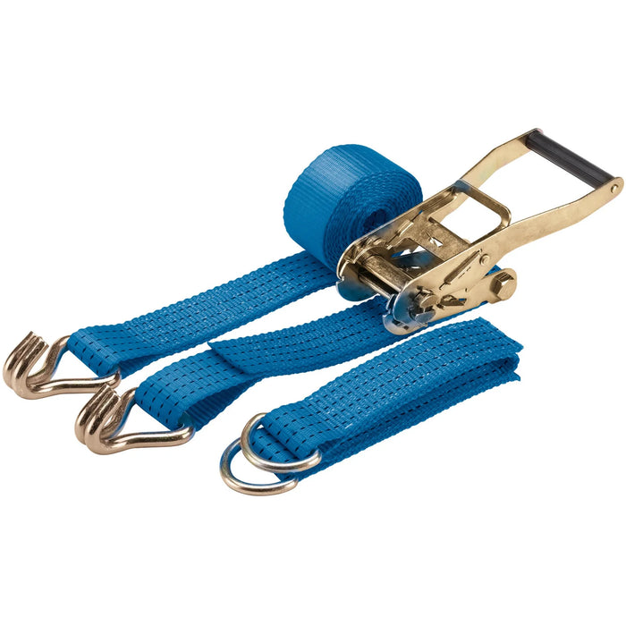 Draper Ratcheting Vehicle Tie Down Straps, 3m x 50mm, 2250kg - CRTDS2250/B